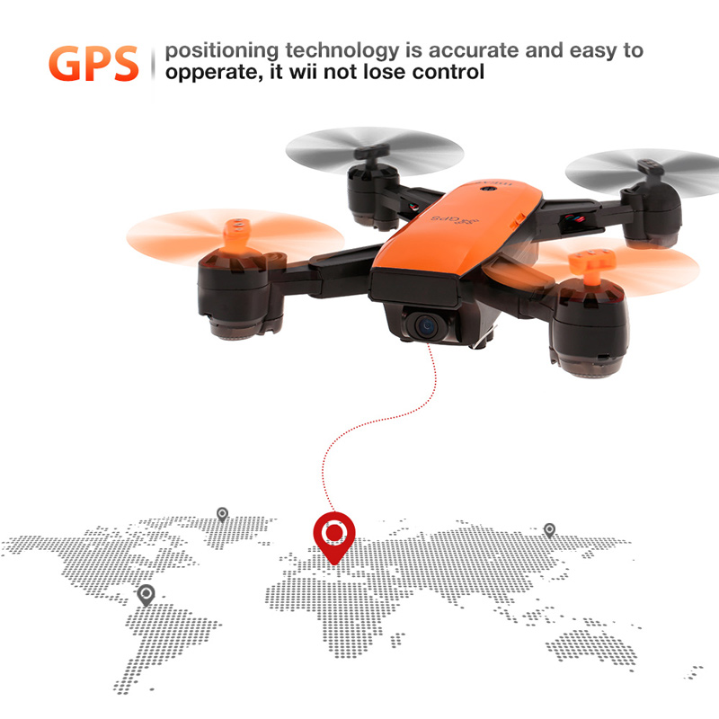 IDEA7 GPS Drone Wide Angle Camera Wifi FPV Altitude Hold Foldable RC Quadcopter